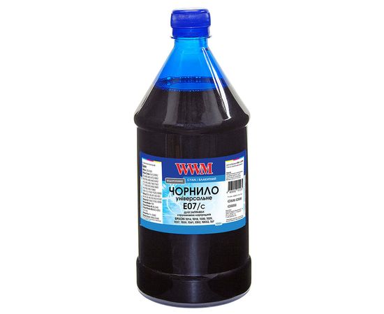 Купить Чернила WWM для Epson Stylus C42/C48/C62 1000г Cyan Водорастворимые (E07/C-4) по лучшей цене