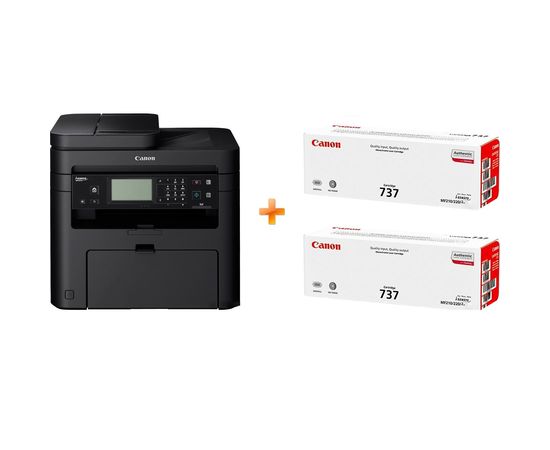 Купить Багатофункціональний пристрій Canon i-SENSYS MF237w c Wi-Fi + 2 картриджа (1418C162) по лучшей цене