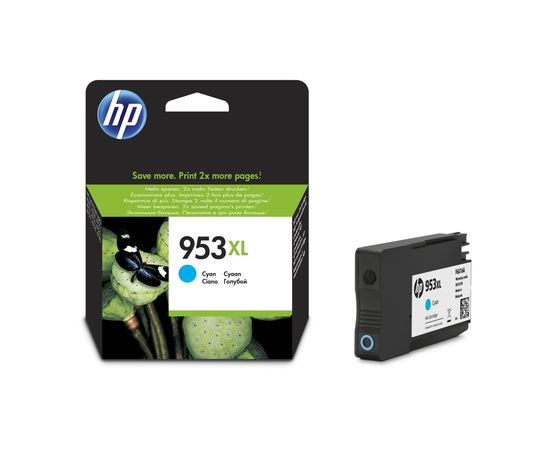 Купить Картридж HP для Officejet Pro 8210/8710/8720, HP 953XL Cyan (F6U16AE) повышенной емкости по лучшей цене