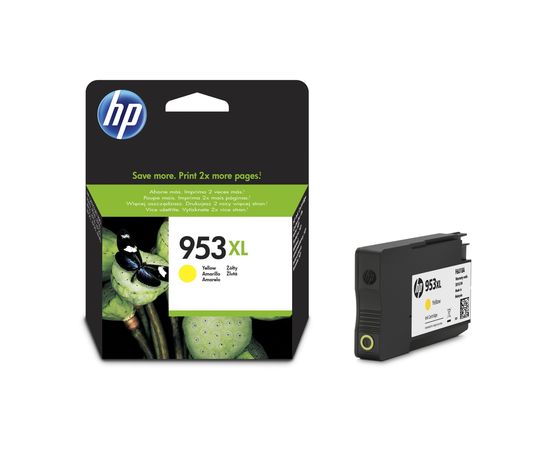 Купить Картридж HP для Officejet Pro 8210/8710/8720, HP 953XL Yellow (F6U18AE) повышенной емкости по лучшей цене