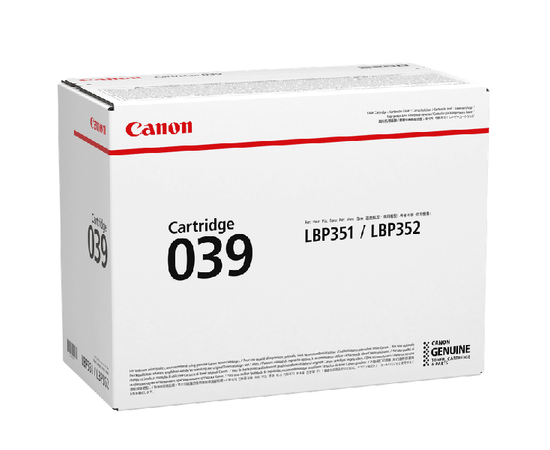 Купить Картридж тонерный Canon 039 для LBP-351x/352x 11000 копий Black (0287C001) по лучшей цене
