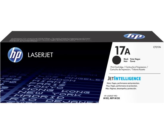 Купить Картридж тонерный HP 17A для LaserJet Pro M102/M129/M130 1600 копий Black (CF217A) по лучшей цене