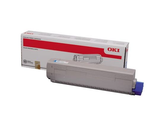 Купить Картридж тонерный OKI для C822N/822DN 7300 копий Cyan (44844627) по лучшей цене