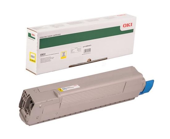 Купить Картридж тонерный OKI для C822N/822DN 7300 копий Yellow (44844625) по лучшей цене