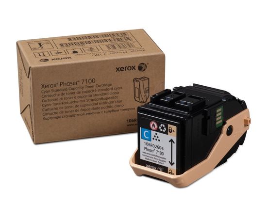 Купить Картридж тонерный Xerox для Phaser 7100 4500 копий Cyan (106R02606) по лучшей цене