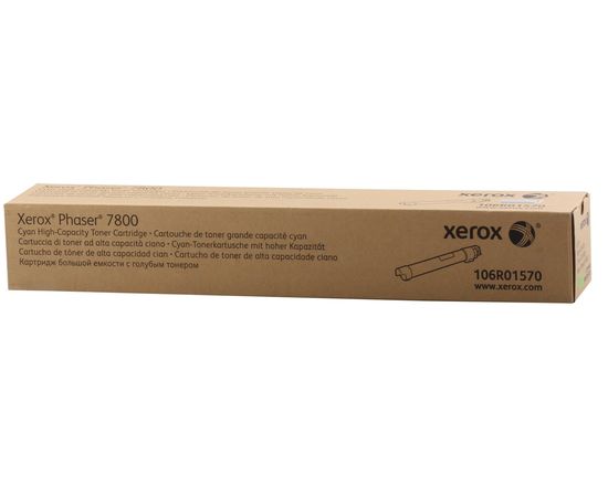 Купить Картридж тонерный Xerox для Phaser 7800 17200 копий Cyan (106R01570) повышенной емкости по лучшей цене