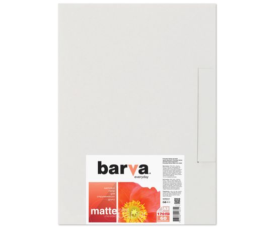 Купить Фотобумага матовая 170 г/м2, A3, 60 л Everyday Barva (IP-AE170-325) по лучшей цене