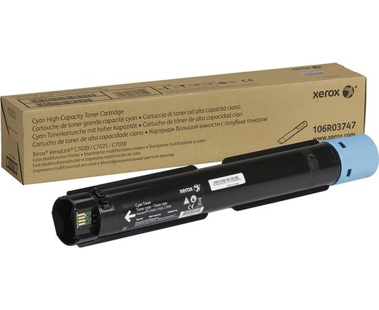 Купить Картридж тонерный Xerox для VersaLink C7020/7025/7030 16500 копий Cyan (106R03748) по лучшей цене