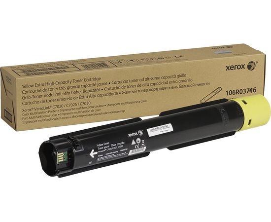 Купить Картридж тонерный Xerox для VersaLink C7020/7025/7030 16500 копий Yellow (106R03746) по лучшей цене