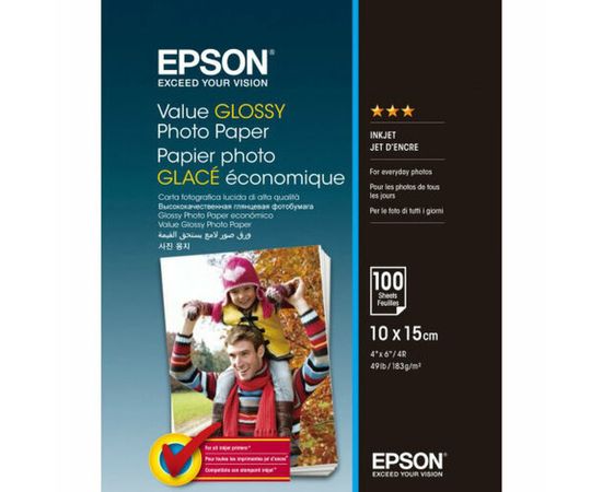 Купить Фотобумага Value Glossy 10 x15, 100 л Epson (C13S400039) по лучшей цене