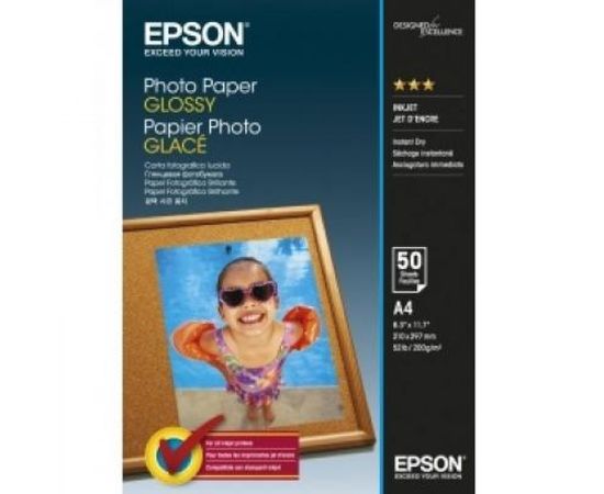 Купить Фотобумага Glossy A4, 50 л Epson (C13S042539) по лучшей цене