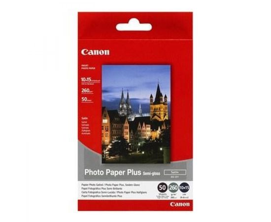 Купить Фотобумага SG-201 Photo Paper Plus Semi-gloss 260 г/м2, 10x15 см, 50 л (1686B015) по лучшей цене