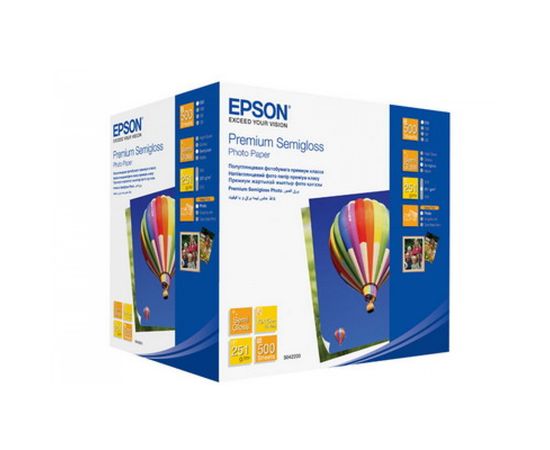 Купить Фотобумага Premium Semigloss 10x15 см, 500 л Epson (C13S042200) по лучшей цене