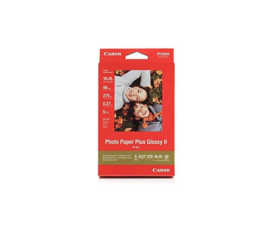 Купить Фотобумага PP-201 Photo Paper Glossy 260 г/м2, 10x15 см, 50 л Canon (2311B003) по лучшей цене