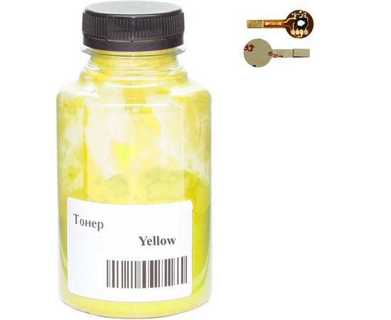 Купить Тонер+девелопер+чип АНК для Canon iR C1225iF/1225 бутль 210г Yellow (3203841) по лучшей цене