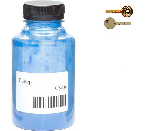 Купить Тонер+девелопер+чип АНК для Canon iR C1225iF/1225 бутль 210г Cyan (3203843) по лучшей цене