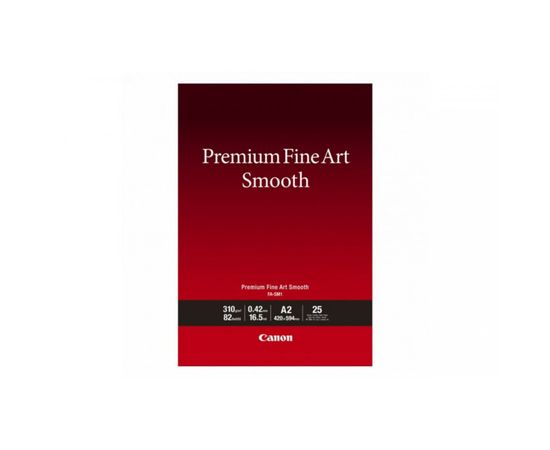 Купить Фотобумага Premium Fine Art Paper Smooth 310 г/м2, A2, 25 л Canon (1711C006) по лучшей цене