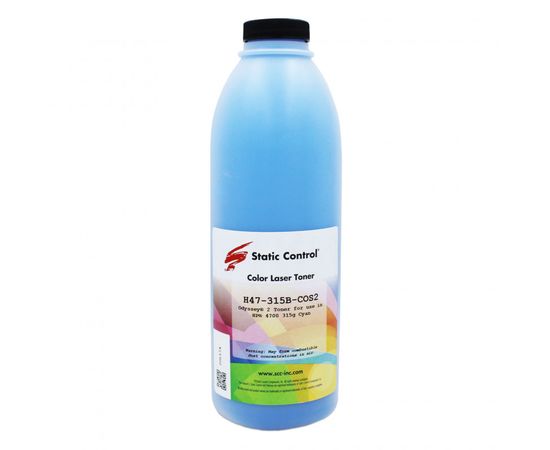 Купить тонер Odyssey HP СLJ 4700 315г cyan Static Control по лучшей цене