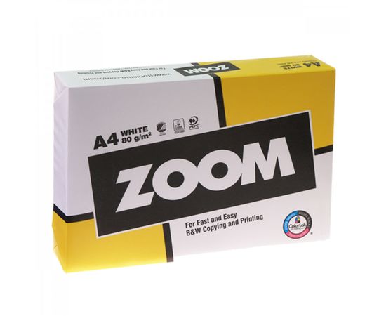 Купить Бумага офисная Zoom A4, 80г/м, 500 л, Класс С Storaenso по лучшей цене
