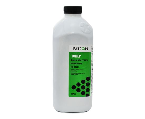 Купить Тонер Kyocera Mita Ecosys P3045/M3645 флакон, 330 г Patron (PN-KP3045-330) по лучшей цене