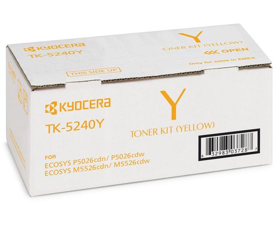 Купить Тонер-картридж Kyocera TK-5240Y Yellow 3K (1T02R7ANL0) по лучшей цене