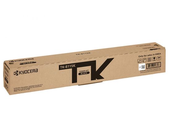 Купить Тонер-картридж Kyocera TK-8115K Black 12K (1T02P30NL0) по лучшей цене
