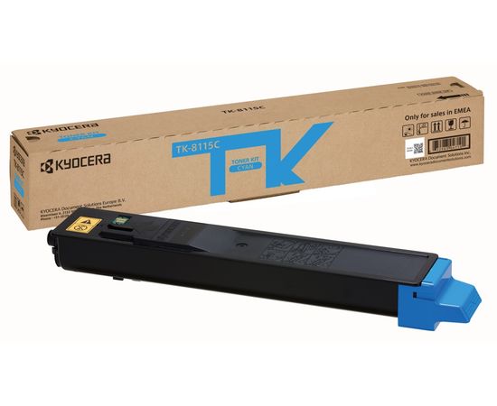 Купить Тонер-картридж Kyocera TK-8115C Cyan 6K (1T02P3CNL0) по лучшей цене