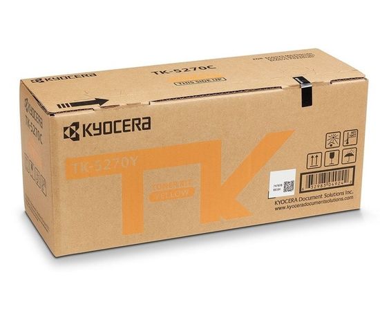 Купить Тонер-картридж Kyocera TK-5270Y Yellow 6K (1T02TVANL0) по лучшей цене