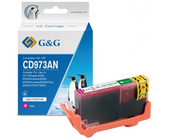 Купить Картридж G&G HP No.920XL OJ6000/6500/7000/7500 magenta (G&G-CD973AE) по лучшей цене