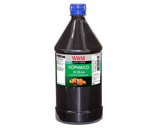 Купить Чернила WWM для HP №21/129/121 1000г Black Пигментные (H35/BP-4) для СНПЧ по лучшей цене