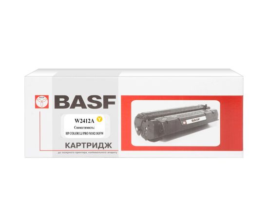 Купить Картридж тонерный BASF для HP CLJ M182/183 аналог W2412A Yellow (BASF-KT-W2412A-WOC) без чипа по лучшей цене