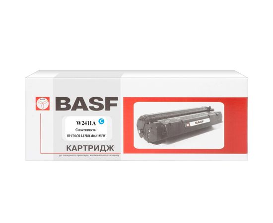 Купить Картридж тонерный BASF для HP CLJ M182/183 аналог W2411A Cyan (BASF-KT-W2411A-WOC) без чипа по лучшей цене