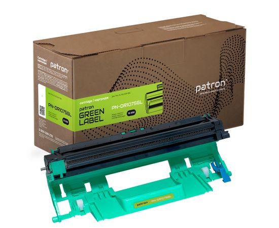 Купить Драм-картридж совместимый Brother DR-1075 Green Label Patron (PN-DR1075GL) по лучшей цене