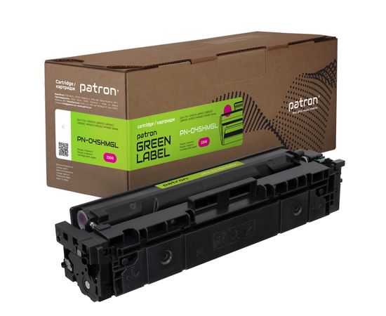Купить Картридж совместимый Canon 045 H пурпурный Green Label Patron (PN-045HMGL) по лучшей цене