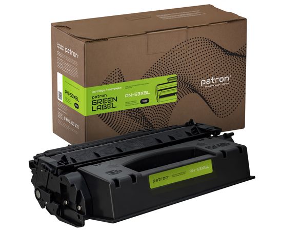 Купить Картридж совместимый HP 53X (Q7553X) Green Label Patron (PN-53XGL) по лучшей цене