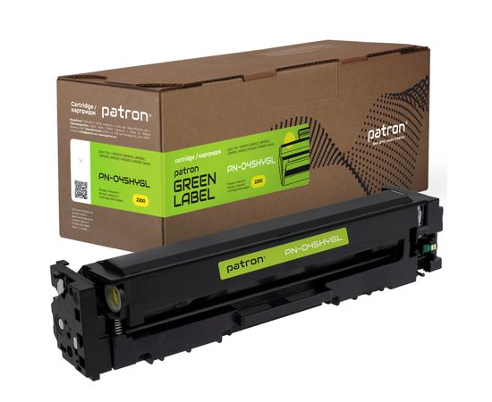 Купить Картридж совместимый Canon 045 H желтый Green Label Patron (PN-045HYGL) по лучшей цене