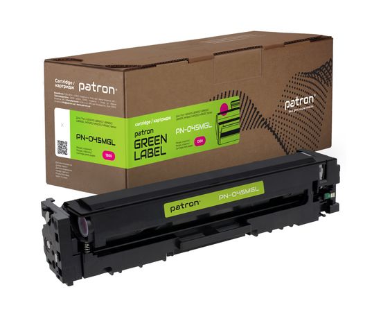 Купить Картридж совместимый Canon 045 пурпурный Green Label Patron (PN-045MGL) по лучшей цене