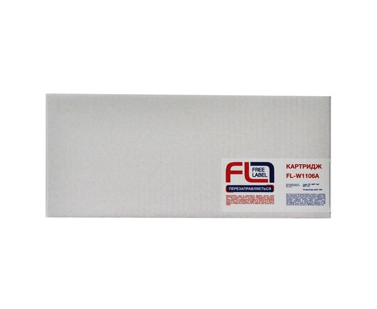 Купить Картридж совместимый HP 106A (W1106A) без чипа Free Label (FL-W1106A) по лучшей цене