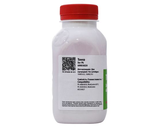 Купить Тонер XER Ph 6000/6020 флакон, 25 г, пурпурный Patron (PN-XP6000-M-025) по лучшей цене
