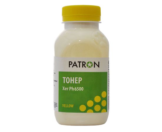 Купить Тонер XER Ph 6500 флакон, 40 г, желтый Patron (PN-XP6500-Y-040) по лучшей цене