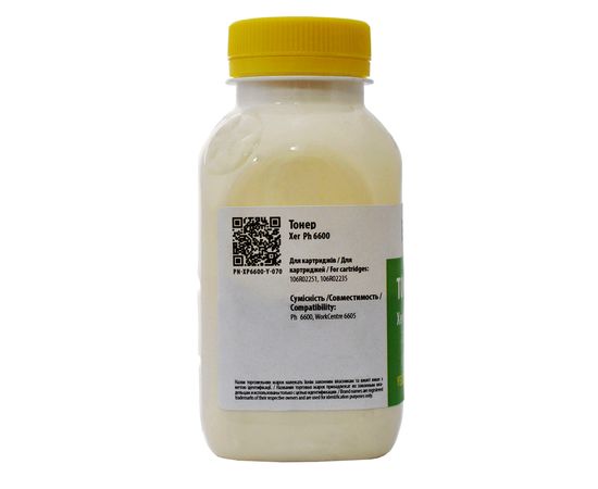 Купить Тонер XER Ph 6600 флакон, 70 г, желтый Patron (PN-XP6600-Y-070) по лучшей цене