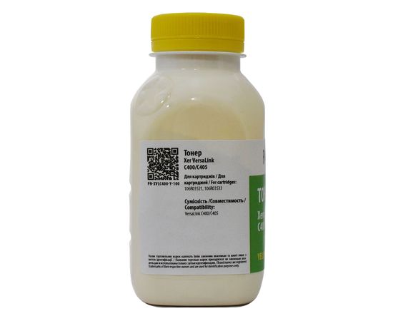 Купить Тонер XER VersaLink C400/C405 флакон, 100 г, желтый Patron (PN-XVLC400-Y-100) по лучшей цене