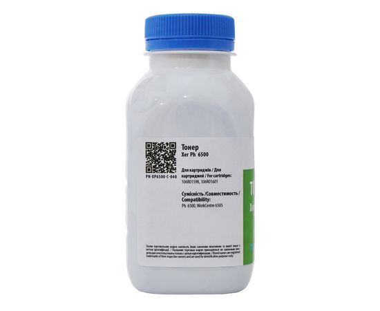Купить Тонер XER Ph 6500 флакон, 40 г, голубой Patron (PN-XP6500-C-040) по лучшей цене