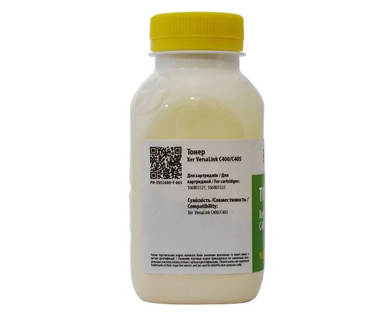 Купить Тонер XER VersaLink C400/C405 флакон, 65 г, желтый Patron (PN-XVLC400-Y-065) по лучшей цене