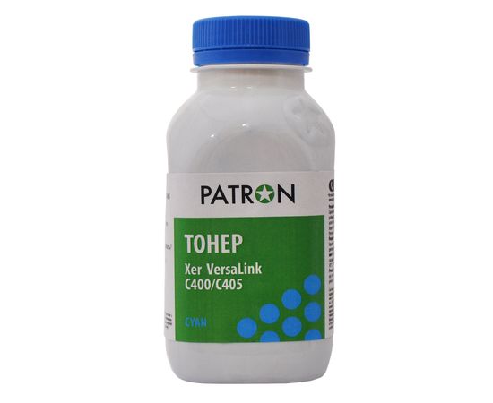Купить Тонер XER VersaLink C400/C405 флакон, 65 г, голубой Patron (PN-XVLC400-C-065) по лучшей цене