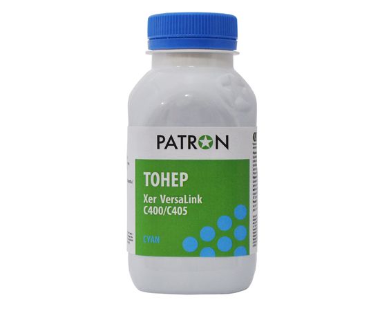 Купить Тонер XER VersaLink C400/C405 флакон, 100 г, голубой Patron (PN-XVLC400-C-100) по лучшей цене