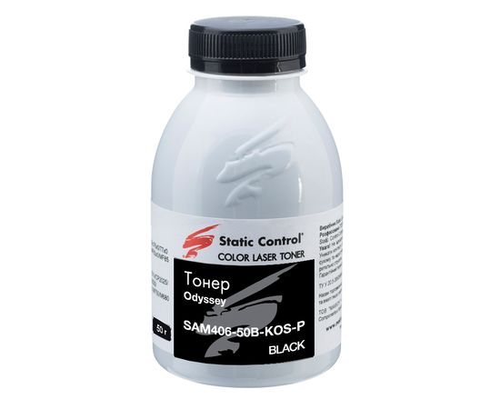 Купить тонер Odyssey Samsung CLP-360/CLX-3300 50г black (фасованный) Static Control по лучшей цене
