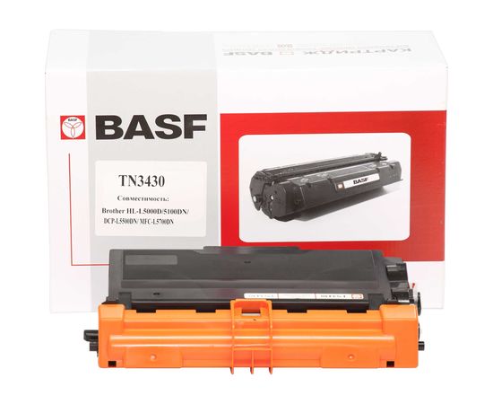Купить Картридж тонерный BASF для Brother HL-L5000D/5100DN, DCP-L5500DN аналог TN3430 Black (BASF-KT-TN3430) по лучшей цене