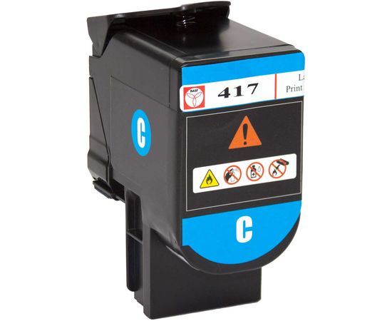Купить Картридж тонерный BASF для Lexmark CS417dn аналог 71B0H20 Cyan (BASF-KT-71B0H20) по лучшей цене