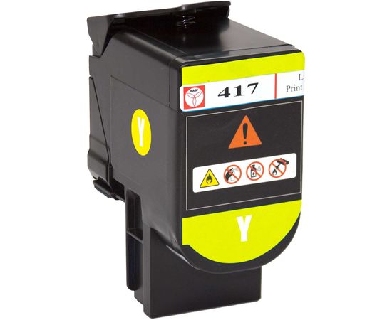 Купить Картридж тонерный BASF для Lexmark CS417dn аналог 71B0H40 Yellow (BASF-KT-71B0H40) по лучшей цене